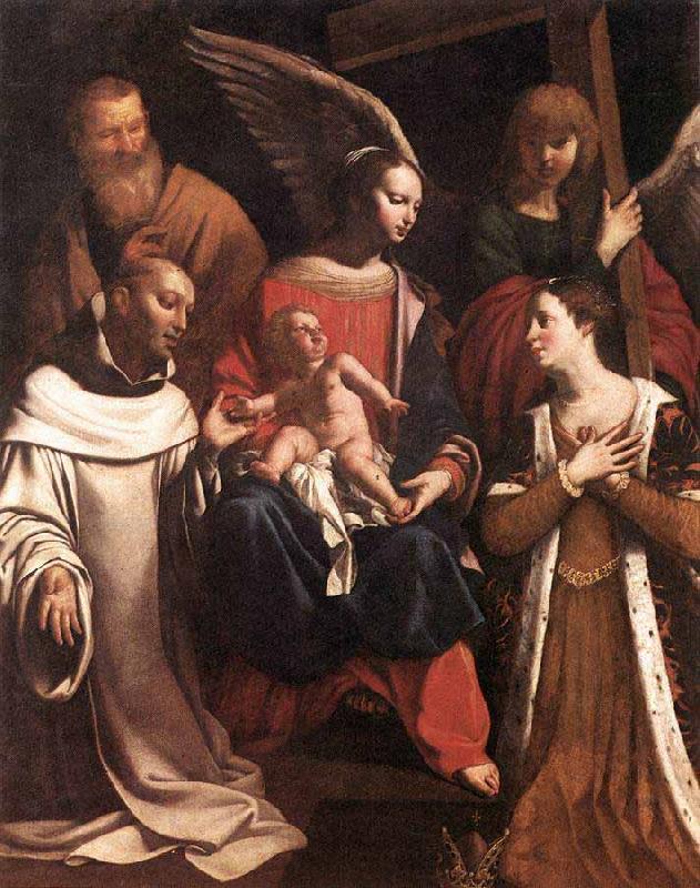 Francois Gerard Holy Family with St Bruno and St Helena oil painting picture